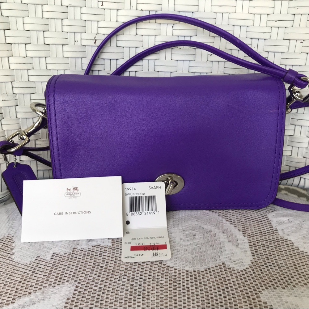 Coach Legacy Leather Penny Crossbody
